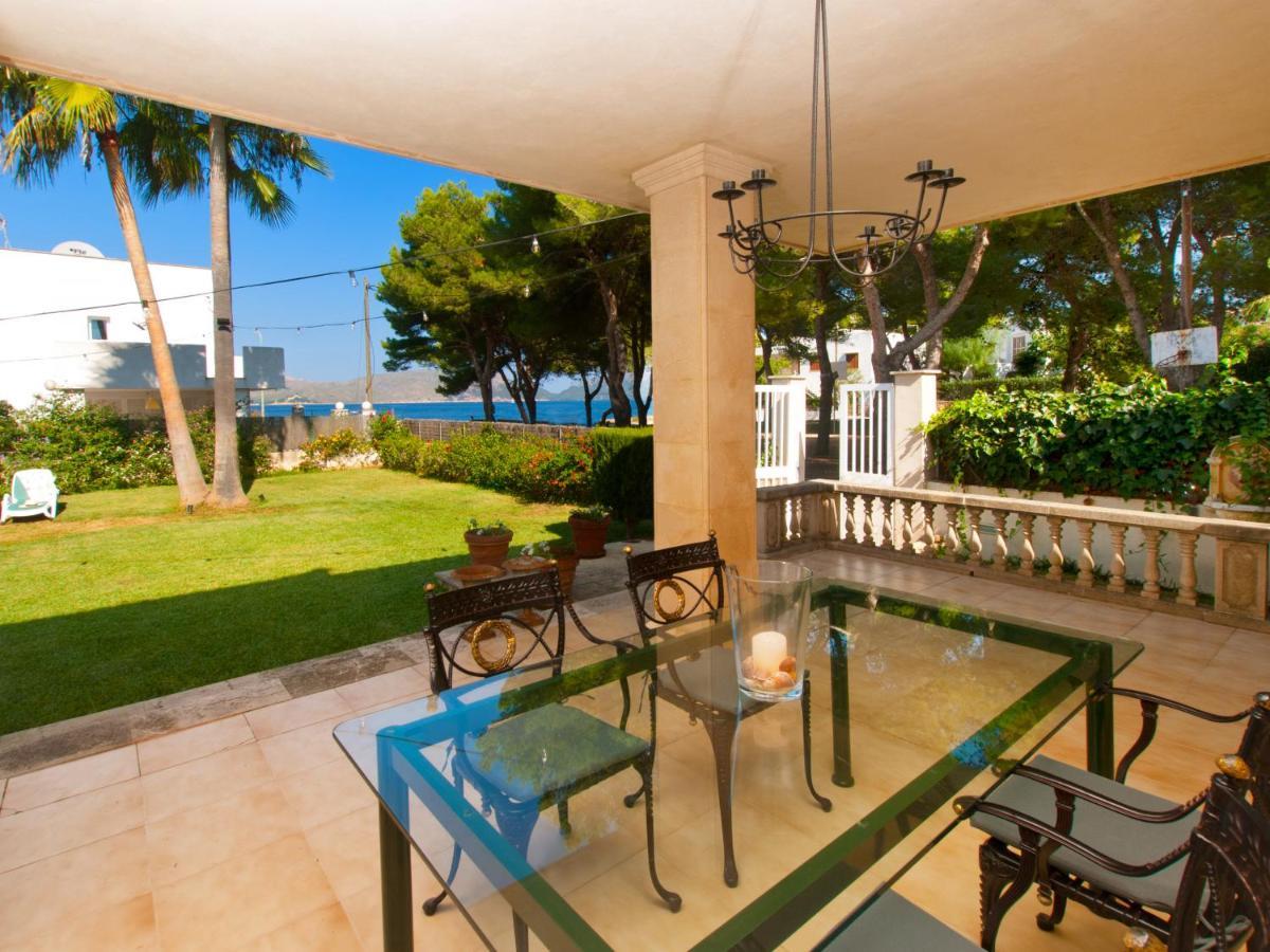 Villa Tita De Manresa, Con Jardines Y Vista Mar Alcúdia Esterno foto